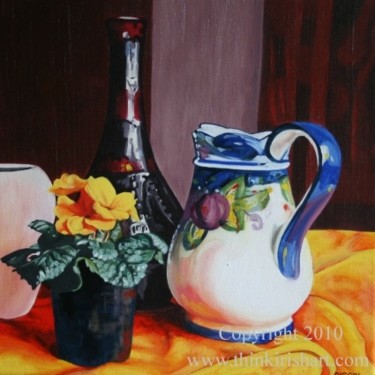 Painting titled "Still - Life with G…" by Stephen Diggin, Original Artwork