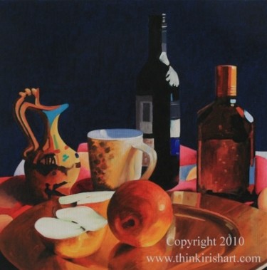 Painting titled "Still - Life with T…" by Stephen Diggin, Original Artwork
