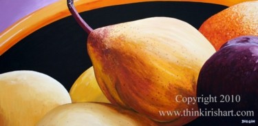 Painting titled "Fruit Bowl I" by Stephen Diggin, Original Artwork