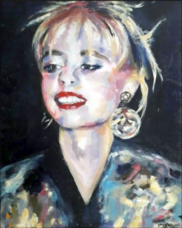 Painting titled "Lala" by Thierry Moreau, Original Artwork, Acrylic