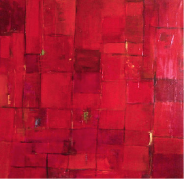 Peinture intitulée "rouges" par Thierry Moreau, Œuvre d'art originale
