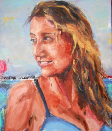 Painting titled "Helene" by Thierry Moreau, Original Artwork