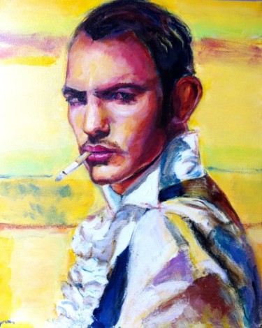 Painting titled "Fabio" by Thierry Moreau, Original Artwork, Acrylic