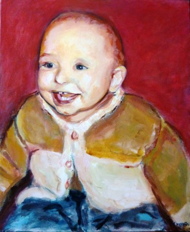 Painting titled "Thomas" by Thierry Moreau, Original Artwork