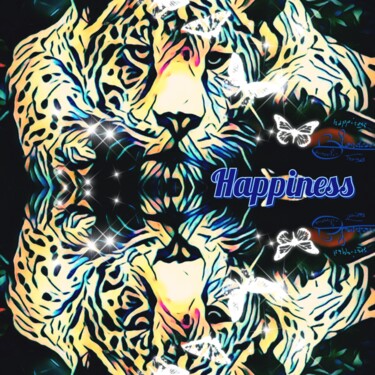 Arts numériques intitulée "Happiness2" par Thomas Blondeau-Dumoulin, Œuvre d'art originale, Travail numérique 2D