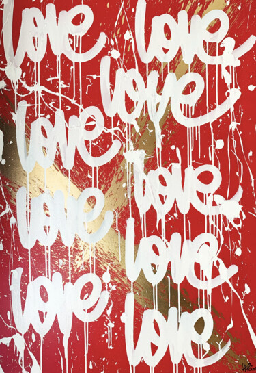 Malarstwo zatytułowany „Yoko” autorstwa Thomas Brémaud (La Pointe), Oryginalna praca, Akryl Zamontowany na Drewniana rama no…