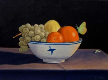Peinture intitulée "fruits.jpg" par Thomas Cambois, Œuvre d'art originale