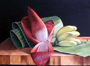 Peinture intitulée "banan.jpg" par Thomas Cambois, Œuvre d'art originale
