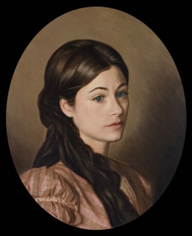 Painting titled "Portrait pour A2" by Thomas Cambois, Original Artwork