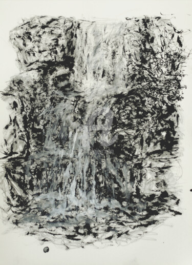"dilution ou reconna…" başlıklı Tablo Thomas Eeckman tarafından, Orijinal sanat, Mürekkep
