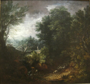 Pittura intitolato "Un grand Paysage" da Thomas Gainsborough, Opera d'arte originale, Olio