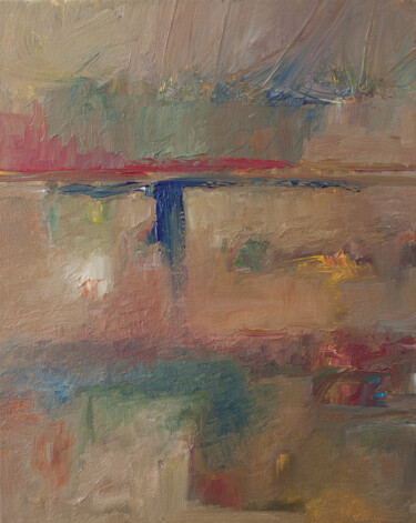 Painting titled "High And Dry" by Thomas Hjelm, Original Artwork, Oil Mounted on Wood Stretcher frame
