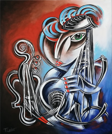 Love for You #942 Painting titled "Love for You #942" by Thomas Lange, Original Art, Oil Mounted on Stretcher frame