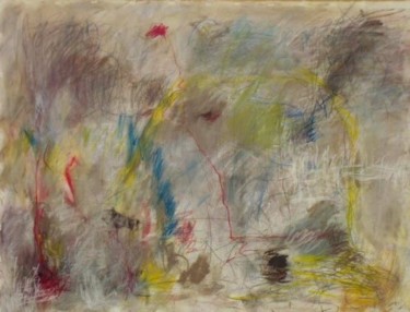 Painting titled "Abstract on Paper #3" by Thomas Pierce Mudd, Original Artwork