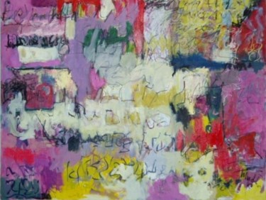 Painting titled "Abstract on Canvas…" by Thomas Pierce Mudd, Original Artwork, Oil