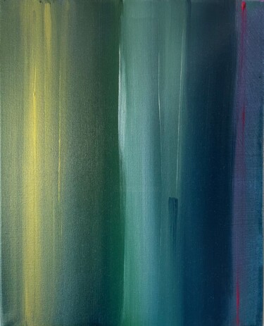 Malerei mit dem Titel "Verlauf III" von Thomas Olze, Original-Kunstwerk, Acryl
