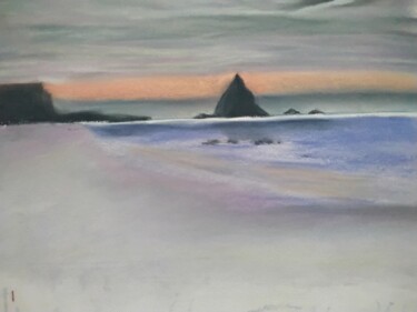 Painting titled "Copper Coast at Low…" by Thomas Patchell, Original Artwork, Pastel