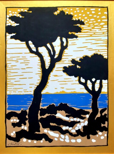 Painting titled "Provence 3" by Thomas Rodet, Original Artwork, Acrylic