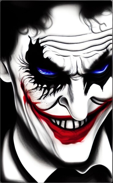 Arte digitale intitolato "Joker" da Thomas Schneider, Opera d'arte originale, Lavoro digitale 2D