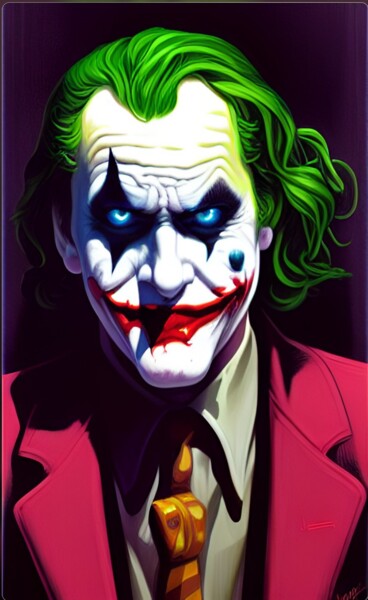 Arte digitale intitolato "Joker 3" da Thomas Schneider, Opera d'arte originale, Lavoro digitale 2D
