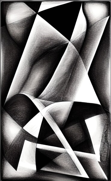 Digital Arts titled "Black and White" by Thomas Schneider, Original Artwork, 2D Digital Work