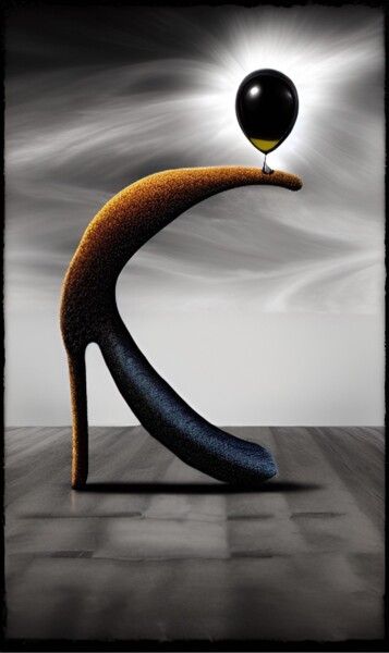 Arte digital titulada "Shoe" por Thomas Schneider, Obra de arte original, Trabajo Digital 2D