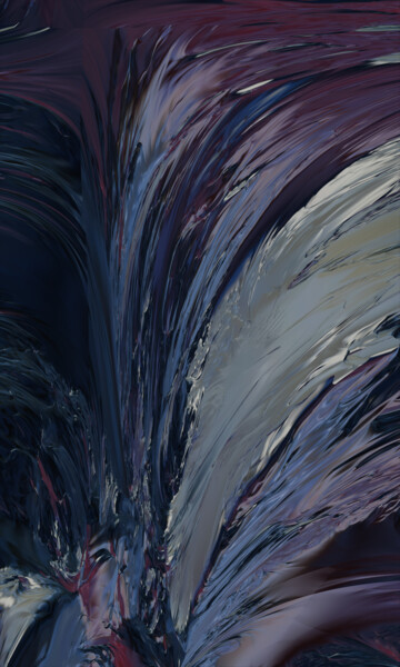 Arts numériques intitulée "Neid (Leviathan)" par Thomas Seebauer (FractopiaArt), Œuvre d'art originale, Peinture numérique M…