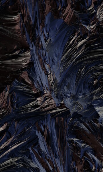 Digitale Kunst mit dem Titel "Wasser (Leviathan K…" von Thomas Seebauer (FractopiaArt), Original-Kunstwerk, Digitale Malerei…