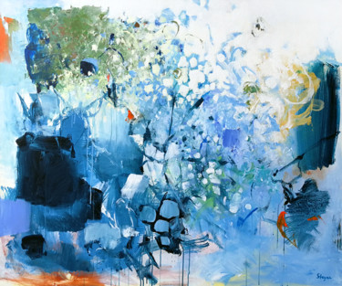 Картина под названием "Winter Wonderland" - Thomas Steyer, Подлинное произведение искусства, Акрил