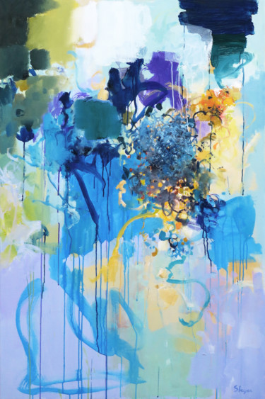 Rainfall Painting titled "Rainfall" by Thomas Steyer, Original Art, Oil
