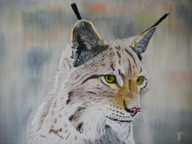 Malarstwo zatytułowany „Lady Lynx” autorstwa Thomas Svoboda, Oryginalna praca, Olej
