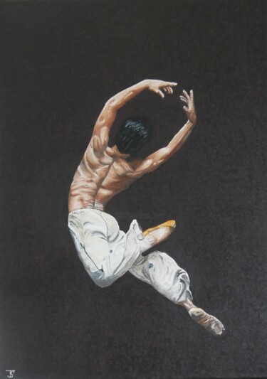 Painting titled "Dancer" by Thomas Svoboda, Original Artwork, Oil