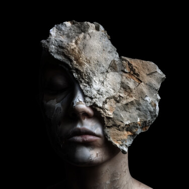 Arts numériques intitulée "Le poids" par Thomas Thomopoulos, Œuvre d'art originale, Image générée par l'IA