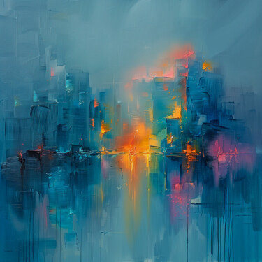 Digital Arts titled "New York" by Thomas Thomopoulos, Original Artwork, AI generated image