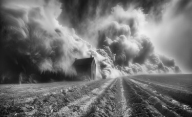 Arts numériques intitulée "La tempête" par Thomas Thomopoulos, Œuvre d'art originale, Image générée par l'IA