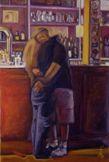 Peinture intitulée "c était toi" par Thomas Jemes, Œuvre d'art originale, Acrylique