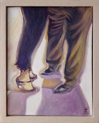 Peinture intitulée "1 tango" par Thomas Jemes, Œuvre d'art originale