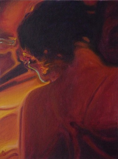 Peinture intitulée "détournement sentim…" par Thomas Jemes, Œuvre d'art originale