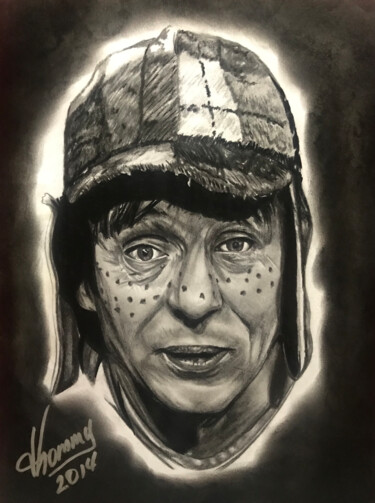 Zeichnungen mit dem Titel "Chespirito Actor Me…" von Thommy, Original-Kunstwerk, Graphit