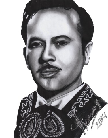 "Pedro Infante Actor…" başlıklı Resim Thommy tarafından, Orijinal sanat, Grafit