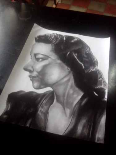 Drawing titled "Clementina Suarez P…" by Thommy, Original Artwork, Graphite