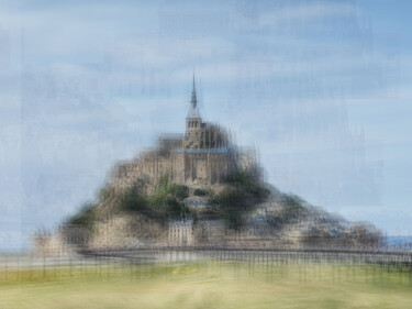 Photography titled "MONT SAINT MICHEL A…" by Thorsten Ritzmann, Original Artwork, Manipulated Photography Mounted on Alumini…