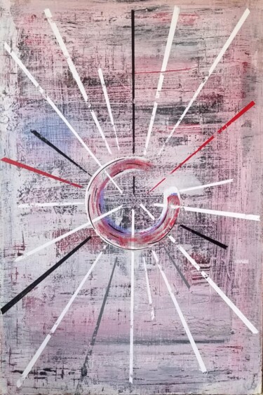 Malerei mit dem Titel "Supernova" von Thot, Original-Kunstwerk, Acryl