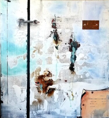 Schilderij getiteld "The shed" door Thot, Origineel Kunstwerk, Acryl