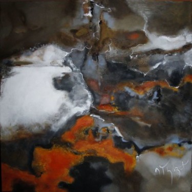 Peinture intitulée "Terre Aurifère !!!!" par Thozet, Œuvre d'art originale