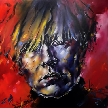 Painting titled "Warhol" by Thp, Original Artwork, Oil