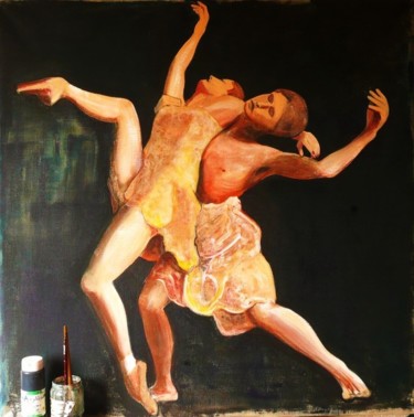 Painting titled "ballet" by Thyga, Original Artwork
