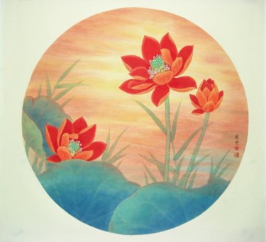 绘画 标题为“朝阳” 由田 希丰, 原创艺术品, 油