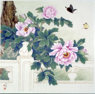 Painting titled "又一春" by Tian Xi Feng, Original Artwork, Oil