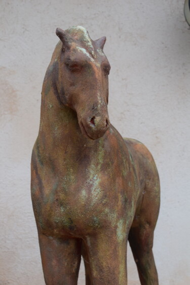 Sculpture intitulée "Caballo 3" par Tiba, Œuvre d'art originale, Béton